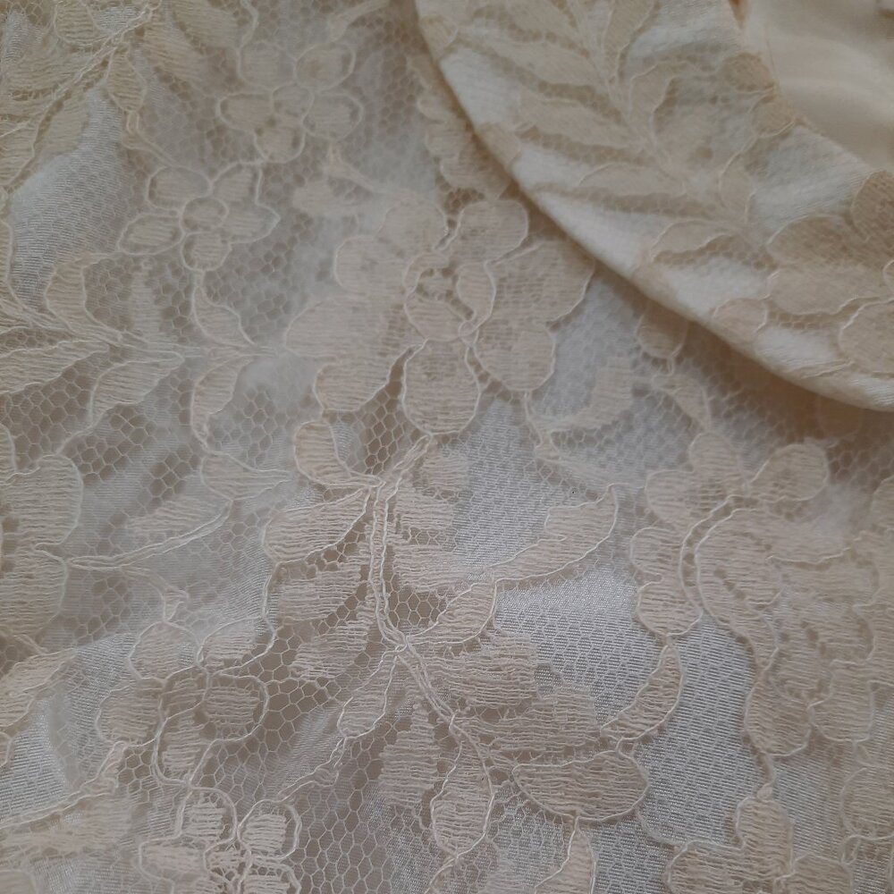Vtg 40s handmade wedding dress - Picture 11 of 15